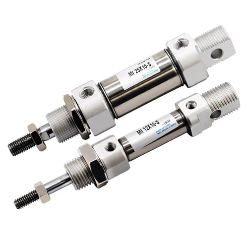 Cylindre pneumatique MI12X125 mini modèle inox double effet - 2