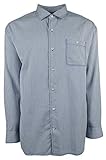 Tommy Bahama Men's Shirts Long Sleeve Twill Check Shirt (XX-Large, Ocean Deep)
