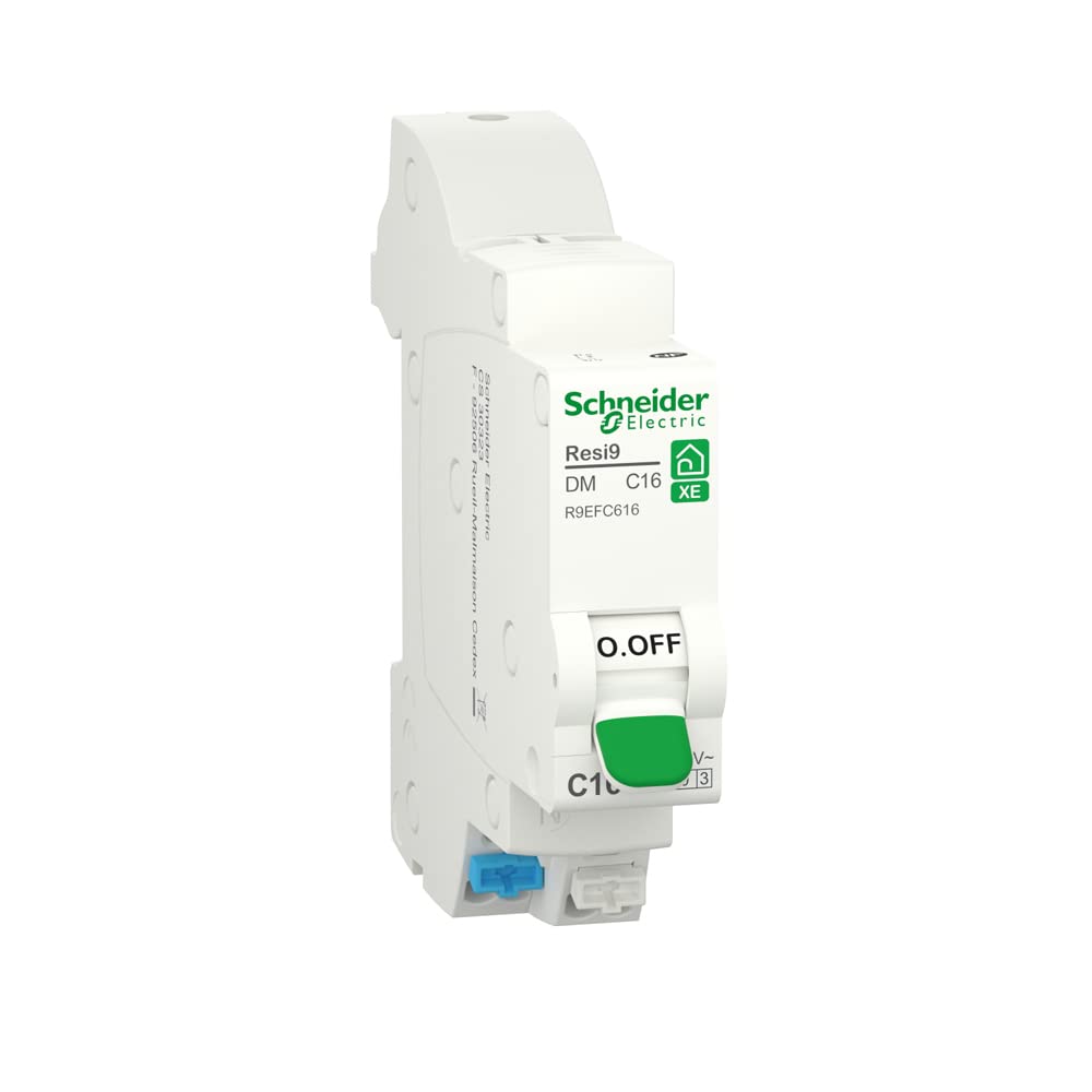 Schneider Electric Resi9 XE - Disyuntor modular - 1P+N - 16A - Curva C - Conectable - R9EFC616