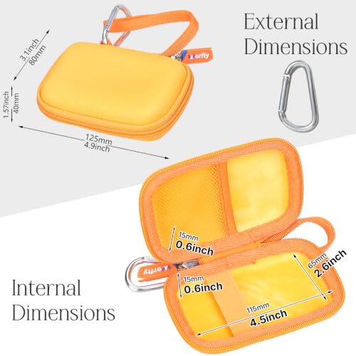 Image of Carrying Case for HiFi Walker H2 / SnowSky /FiiO Echo MINI /Surfans F20 / MECHEN M30 HiFi MP3 Music Player(Case Only) (Orange)