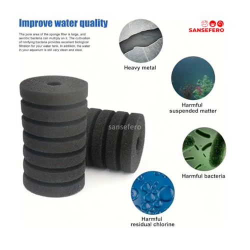 Image of XY-2831 Bio-Sponge Air Pump Double Sponge Water Filter /Biological Sponge Filter for Aquarium (No Air Pump Included) (XY-2831)