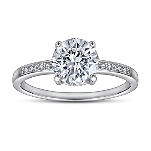 Bague Argent Véritable et Oxydes de Zirconium Scintillant pour Femme