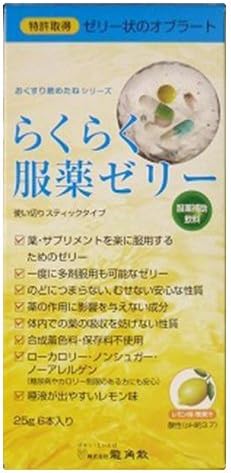 Ryukakusan Japan Jelly type OblateIt Lemon flavor low-calorie non-sugar 25g ¡Á 6 sticks