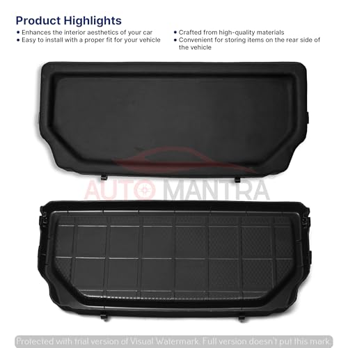 Image of Car Parcel Tray Diggi Luggage Tray in Perfect Fitting Compatible for Wagonr 19