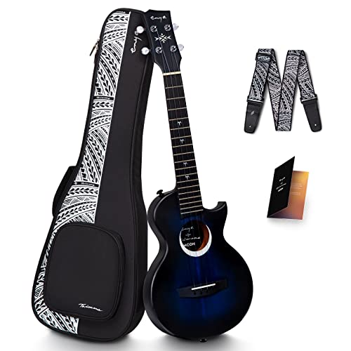 Enya Ukulélé Ténor Ensemble Débutant – Enfants Adultes 26 Pouces Bleu Ukulélé Acoustique en Acajou Massif Sac Taimane… - Les Beatles, Paul McCartney, John Lennon, RIngo Starr, George Harrison Enya Ukulélé Ténor Ensemble Débutant - Enfants Adultes 26 Pouces Bleu Ukulélé Acoustique en Acajou Massif Sac Taimane…
