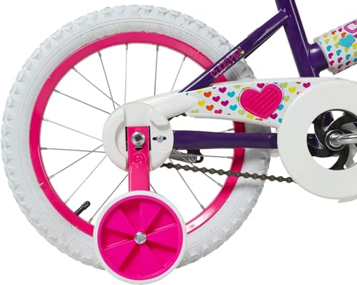 Image of Dynacraft Magna Sweetheart 12 inch-20 inch Children's Bike for Ages 3-14 Years - Fun and Stylish Design, Sturdy and Durable, Perfect for Kids Learning to Ride, Easy to Assemble, Ideal for Young Riders