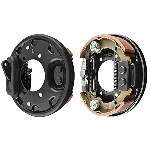 Ilskw Golf Cart Brake Assembly For Ezgo Txt Pds Medalist And Golf Carts Yamaha G14 G16 G19 G20 G21 G22 Driver Side And Passenger Side, Includes Brake Shoes, Oem# 70998-G01 70998-G02 #TOP20