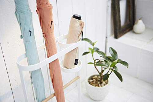 YAMAZAKI home Tosca Umbrella Stand, White - Thumbnail 4