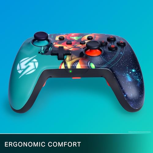 Image of PowerA Nintendo Switch Enhanced Wireless Controller - Metroid, Switch Lite /Switch - OLED Model, Nintendo Switch 2, Bluetooth