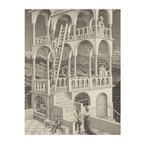 Maurits Cornelis Escher}EbcEGbV[(xFf[)LȊG ςݖ؃pY WO\[pY mߋ  l q NX}X a 16.7x22.3cm