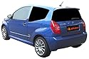 Solarplexius Auto-Sonnenschutz Scheiben-Tönung passgenau für Citroen C2 VTR Mit Spoiler Bj. 03-10 Keine Folie Komplettsatz