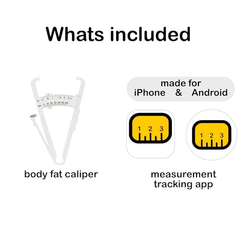 Body Fat Caliper, Body Fat Measurement Device with app