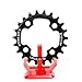 WEIYKUN Pignon Pierre Bike 64 BCD Chainring 64mm Ovale ou Cercle de VTT Remplacer intérieur Plateau Étroite Large Dents Escalade Vélo Chainwheel Anneau Engrenage d'entraînement (Color : 26T Oval)