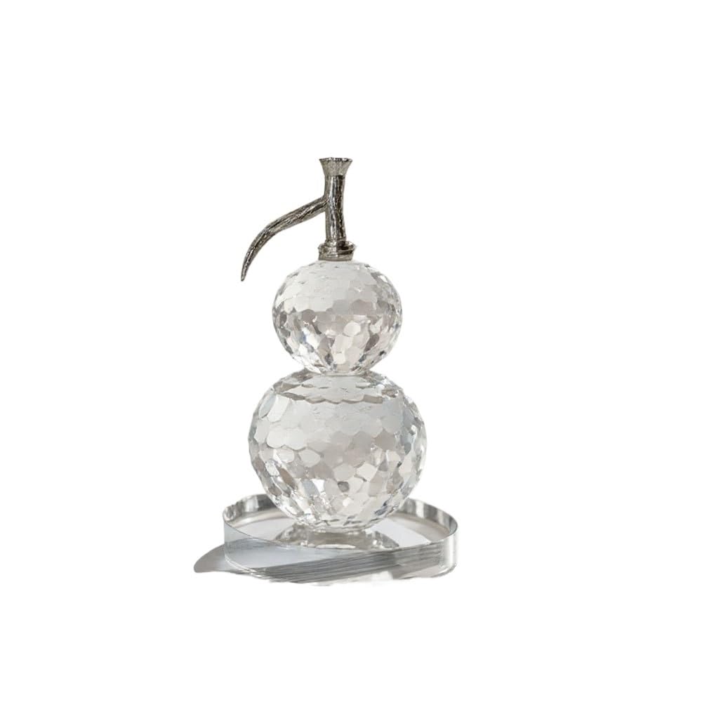 Huffa White Crystal Gourd Ornaments For Living Room Study Wine Cabinet Decor