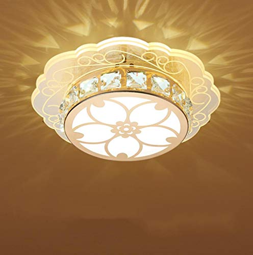 Plafonnier en cristal européen DJDL de 23 cm, l'éclat du luxe intérieur