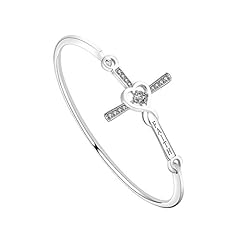 faith cross bracelet silver