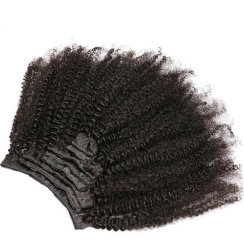 Extensions de cheveux afro à clips 16" lot de 8 pièces volume immédiat
