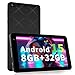 VASOUN 7-inch Android 15 Tablet,8GB(3+5GB Expand) RAM,32GB Storage,Expand to 1TB,5GHZ WIFI,Five Core, IPS Screen,Dual Camera, Bluetooth, Lightweight Tablets PC,Type-C,Black
