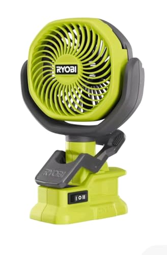 Birsppy RYOBI 18V ONE+ Cordless 4 in Clamp Fan (Tool Only)