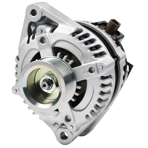 New Alternator 11390N Compatible with 2.4L L4 Honda Accord 2008 2009 2010 2011 2012 Acura TSX 2009 2010 2011 2012 2013 2014 Replace# 130A 12V CW 7-Groove Pulley 11390 1042105890 12870