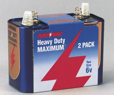 Rayovac Alkaline 6-Volt 6 volt Lantern Battery 2 pk