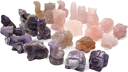 Loup en agate fleur naturelle pour décorer un bureau zen - 3