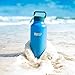 Healthy Human Stainless Steel Water Bottle | Double Walled Vacuum Insulated Water Thermos for Adults | Eco-Friendly Travel Bottles with Leak Proof Lid (Ocean Tide, 32 oz/ 946 ML)