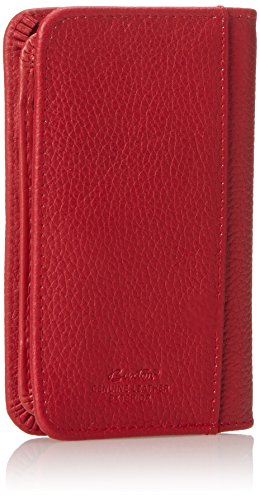 Buxton Hudson Pik-Me-Up Snap Card Case, Dark Red #TOP1