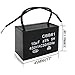 Twidec/2Pcs 450V AC 50/60Hz Run Capacitor 2-Wire Metallized Polypropylene Film Capacitors for Ceiling Fan Motor Start Run 10uf CBB61-10