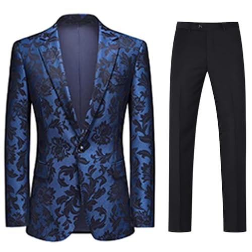 Costume jacquard de bal hommes Kromoc pour briller lors de vos dîners d'affaires et grandes soirées