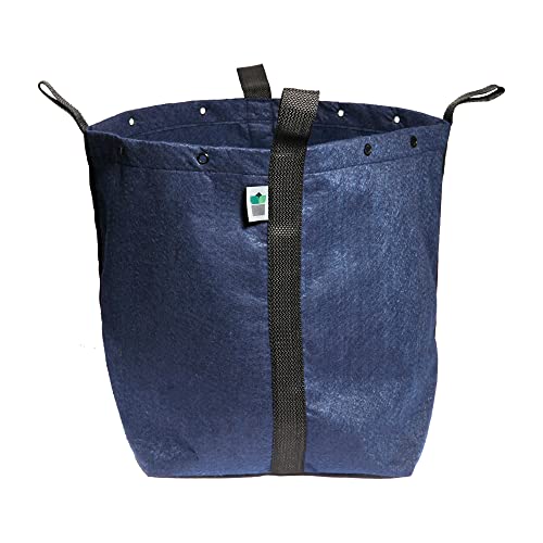Vaso Feltro Plantas 50 Litros Com Alças - King Pot (Azul-marinho)