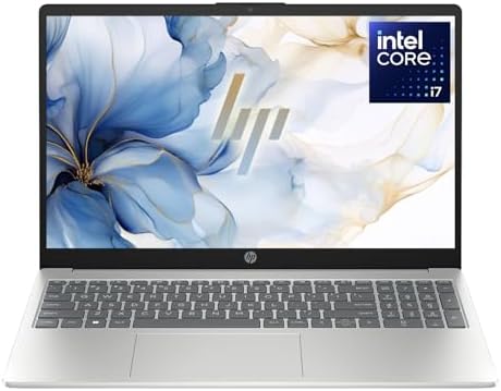 HP New 2026 Edition Core i7 15.6" Laptop | Intel High-Performance Core i7-1255U up to 4.7GHz | 64GB RAM - 1TB PCIe SSD | Webcam | FHD | Long Battery Life | Windows 11 | Business & Academic