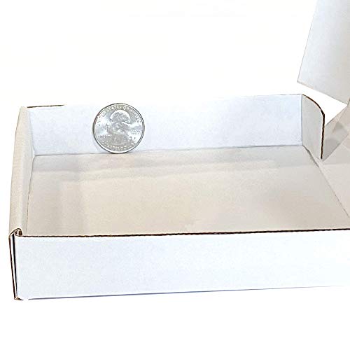 Chica And Jo 5" White Mini Pizza Boxes (8 Pack) Brand - Square Flat Cardboard Boxes 5" X 5" X 1" (8) Made In Usa #TOP6