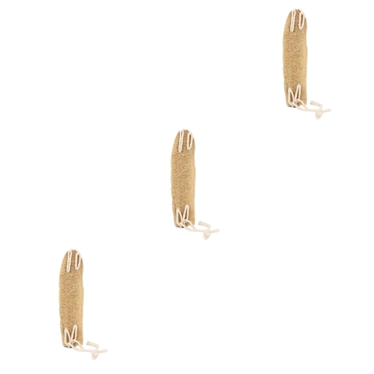 MAGICLULU 3 Pz Asciugamano Da Bagno in Luffa Scrubber Per La Schiena in Luffa Cinghia Del Corpo Del Bagno Spugna Di Luffa Naturale Spugne Cintura Da Bagno Fibra Vegetale Naturale Glassato