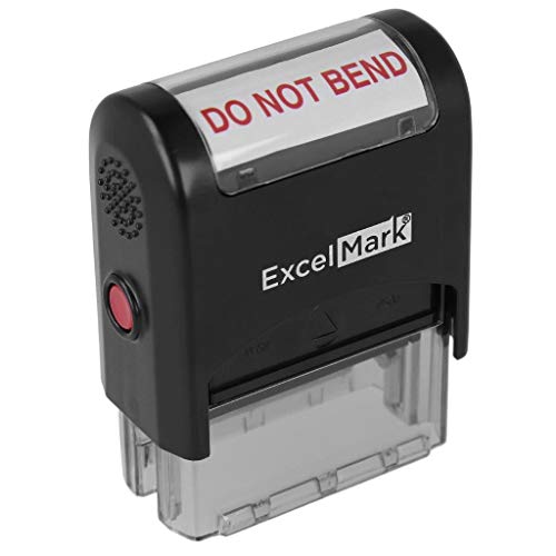 Do Not Bend Self Inking Rubber Stamp - Red Ink #TOP28