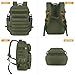 HUNTVP Tactical Backpack for Men 30L Military Backpack MOLLE Assault Pack Army Daypack Hunting Rucksack for Hiking Travel Work with Bottle Holder，Army Green