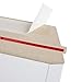 Stockroom Plus Mailing Envelopes - 6 x 8 in, White, 100-Count, Flat - Heavy Duty Cardboard Envelopes & Mailers for Photos, Documents & Trading Cards - Stay Flat Mailers