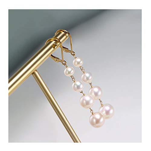 Boucles d'oreilles en perles d'eau douce à pampilles pour illuminer vos soirées et journées