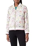 Scotch & Soda Damen Reversible Padded Jacket in Recycled Polyester Bomber, Mehrfarbig (Meadow Aged White 5137), L