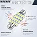 Wrexon 24PCS LED Interior Car Lights Kit - T10 194 168 W5W T5 74 36mm 6418 42mm 578 211-2 Festoon Canbus Error Free Super Bright 6000K White Dome Map Trunk License Plate Gauge Cluster Bulbs with Tool