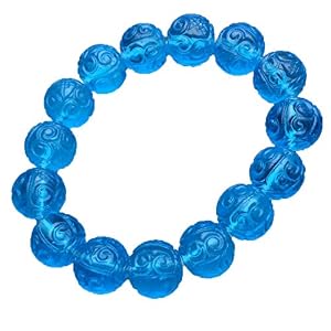 ZHIBO ZHIBO Perlenarmband für Damen und Herren, Himmelblau glasiert ZHIBO ZHIBO Perlenarmband für Damen und Herren, Himmelblau glasiert