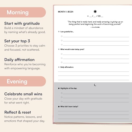 46% Off BETTER TOGETHER Gratitude Journal - Daily Affirmation Planner - Image 4
