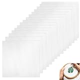 Tela Aida Punto Croce 15 Pezzi 20x20 cm 11CT Tessuto Ricamo Cotone Bianco per Cucito Artig...