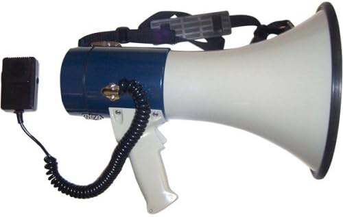 Mity-Meg 25 Watt Dynamic Megaphone w/Detachable Mic Siren & Whistle