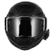 LS2 Helmets Advant X Carbon Fiber Modular Helmet with Preinstalled Sena 60S Mesh Bluetooth Headset (Matte Black - X-Large)