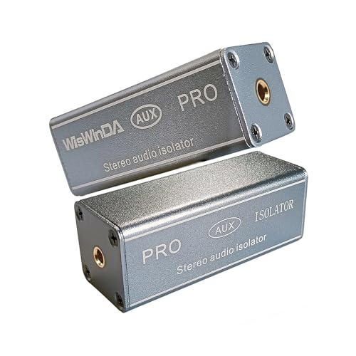 image for WisWinDa 3.5mm Noise Filter Pro Hum Eliminator Ground Loop Isolator (N