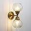 Brass-leaf-pattern round