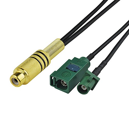 Superbat Fakra to RCA Splitter 15cm RCA Female to Green Fakra E Female Male by Superbat - Used condition - Image 3