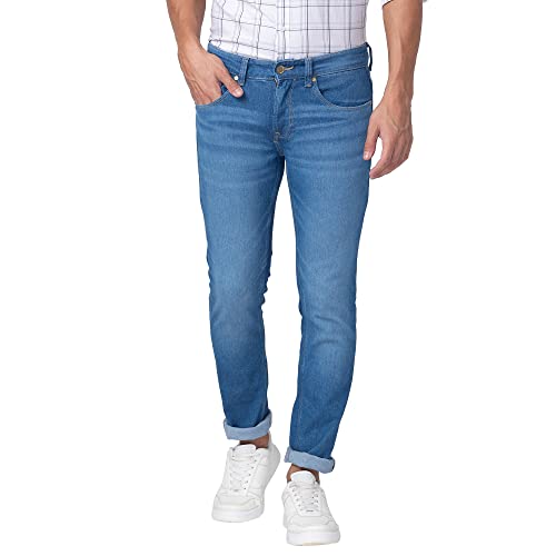 Image of Spykar Men's Mid Rise Slim Jeans