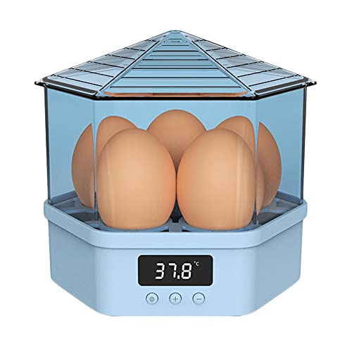 Fashion888 Egg Incubator, Digital Eggs Incubators for Hatching Eggs Intelligent Incubator, Incubators for Hatching Eggs, Mini Egg Incubator Breeder for Chicken Quail Duck Goose Turkey Eggs